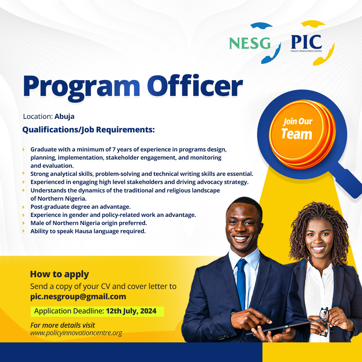 Hiring: Program Officer